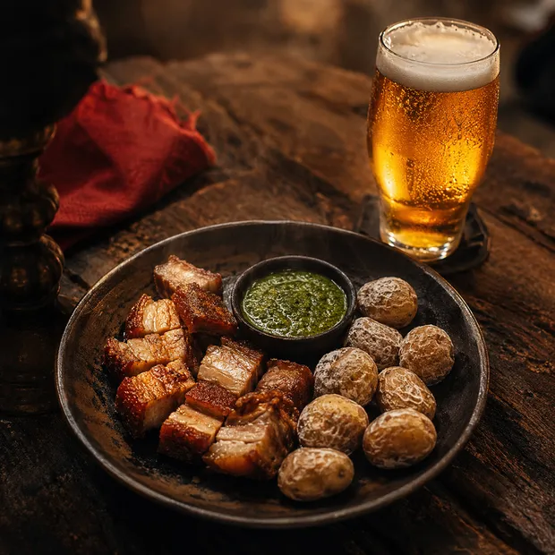 Papas arrugadas con mojo